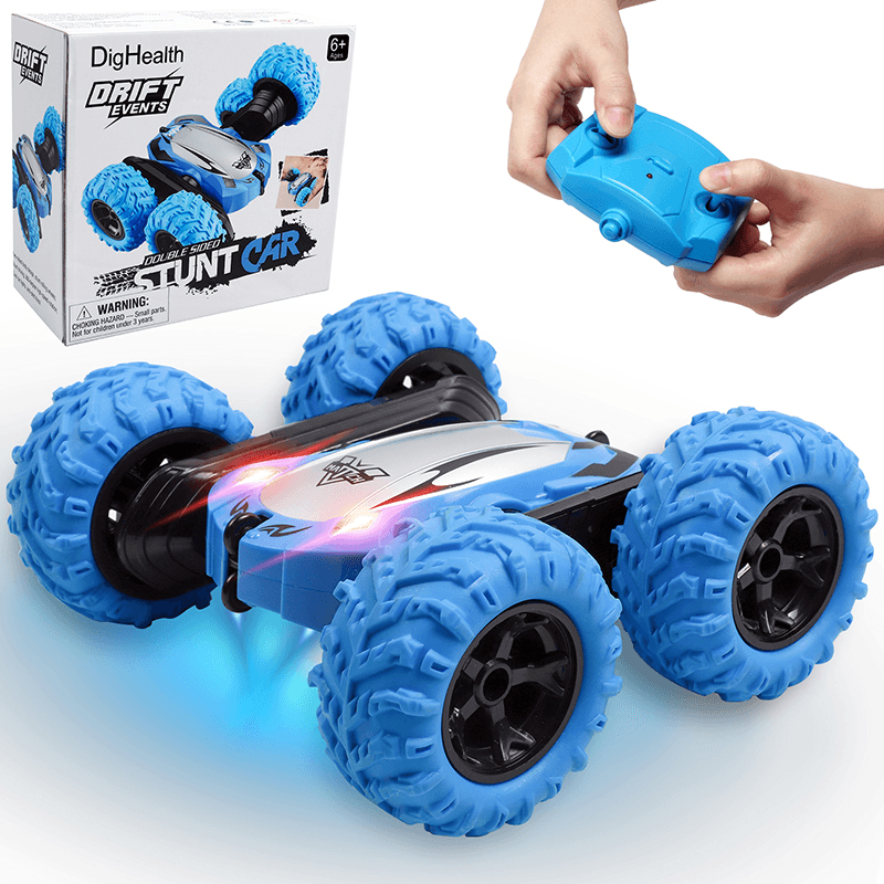 360-Degree Double-Sided Rotating Four-Wheel Drive Drop-Resistant Off-Road Vehicle Children'S Toy - MRSLM