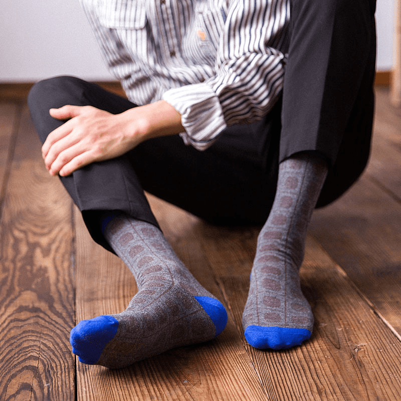 Men Business Large Size Medium Long Tube Socks - MRSLM