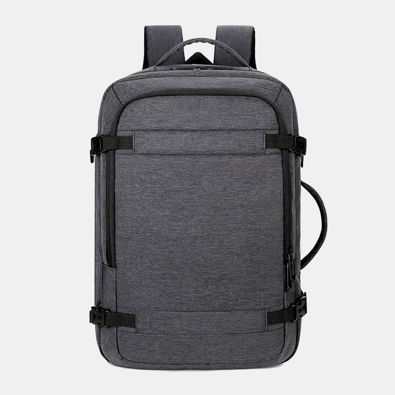 Men Polyester 15.6 Inch USB Charging anti Theft Business Laptop Bag Backpack - MRSLM