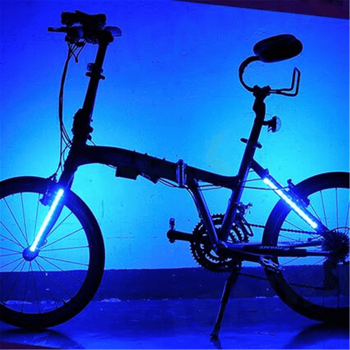 BIKIGHT MTB Bicycle Fork Light Strip Light Bar 12 LED 8 Modes Waterproof Wheel Lamp - MRSLM