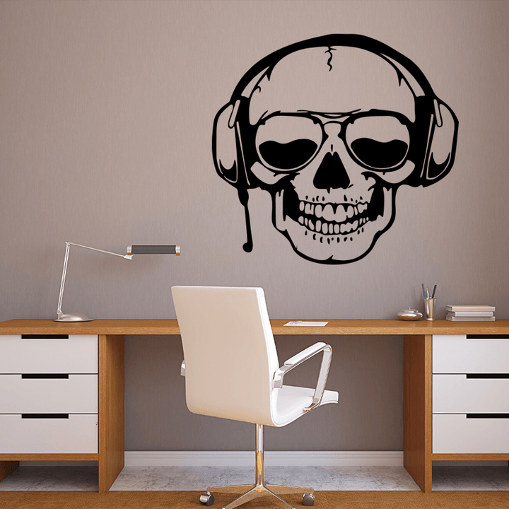 Miico FX3003 Cartoon Sticker Wall Sticker Halloween Sticker Removable Wall Sticker Room Decoration - Skull - MRSLM