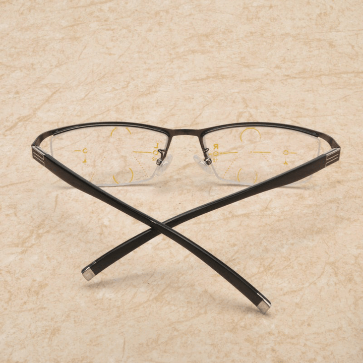 Far and near Multifunctional Metal Reading Glasses - MRSLM