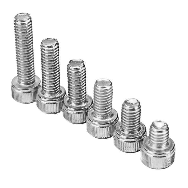 Suleve™ M5SH1 60Pcs M5 Stainless Steel 6-20Mm Hex Socket Cap Head Screw Allen Bolt Assortment Kit - MRSLM