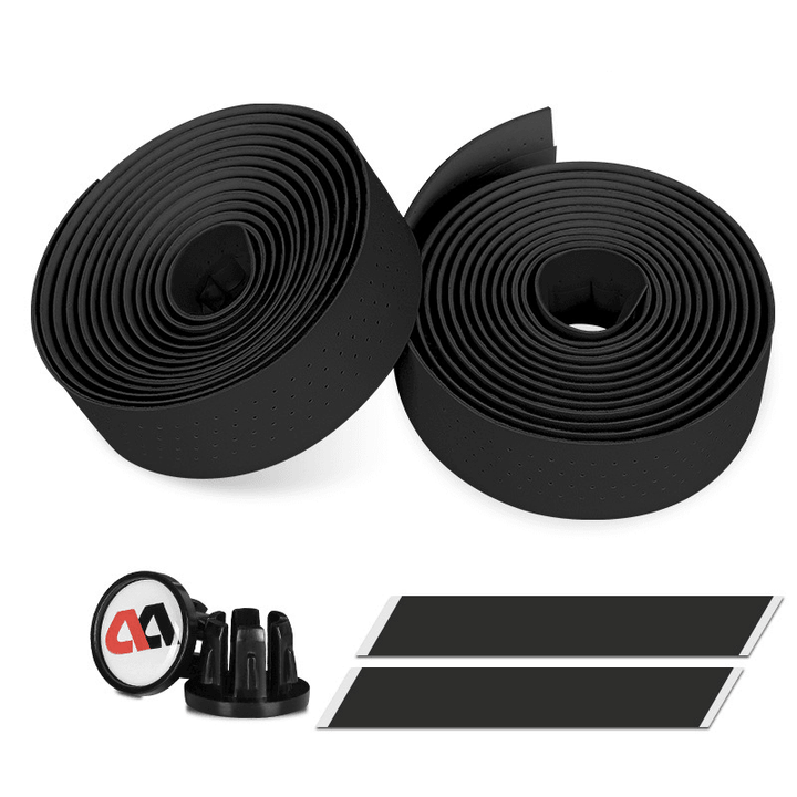 WEST BIKING 2PCS Soft Bicycle Handlebar Strap Anti-Slip Wear-Resistant EVA Bike Handlebar Tape Road Bike Grip Tape - MRSLM