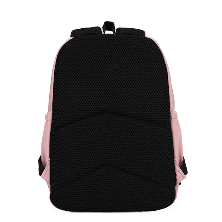 19L Nylon Backpack Rucksack 14Inch Laptop Student School Shoulder Bag Outdoor Travel - MRSLM