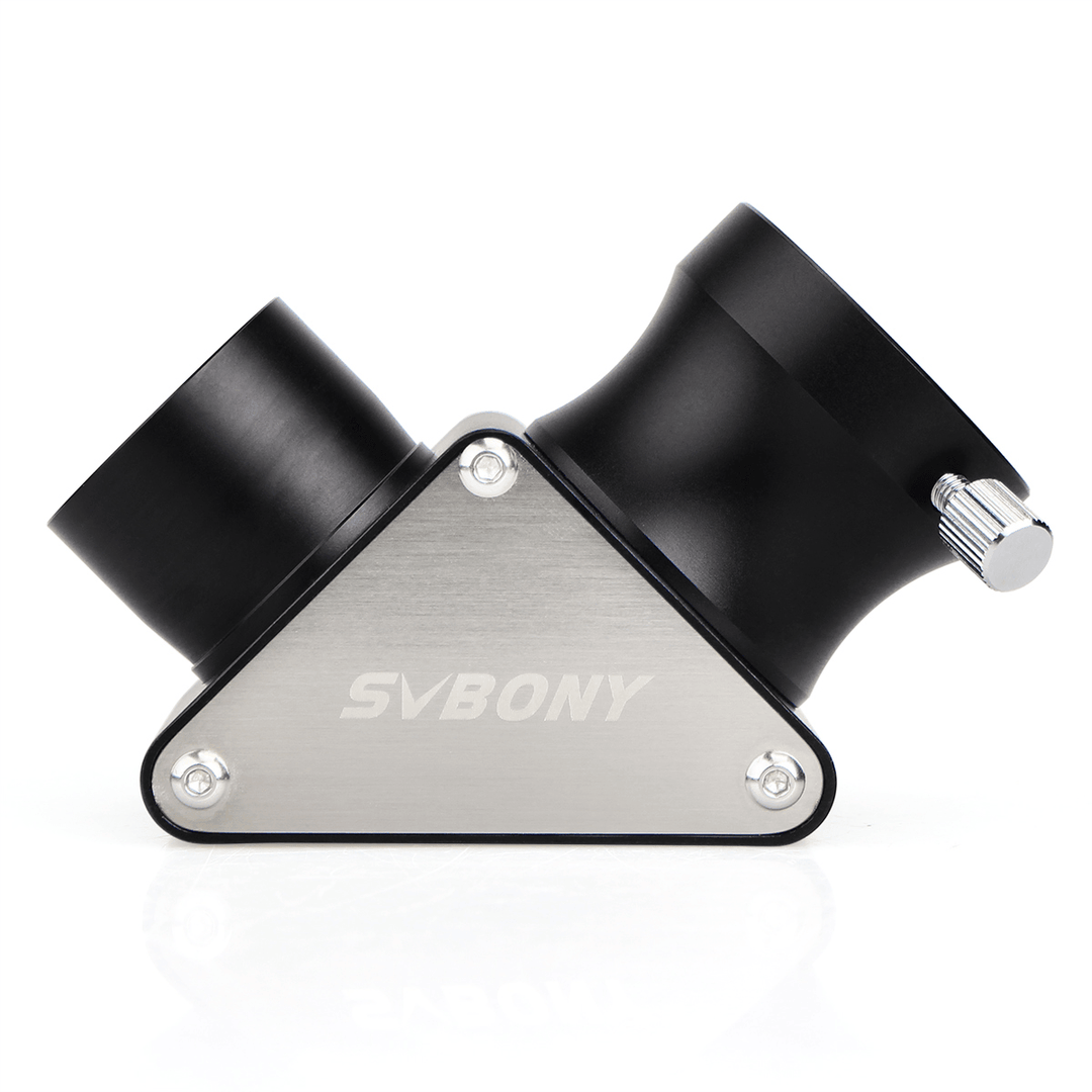 SVBONY Fully Metal 1.25" Mirrors Diagonal 90-Degree for Refractor Astronomical Observations with Dust Cover - MRSLM