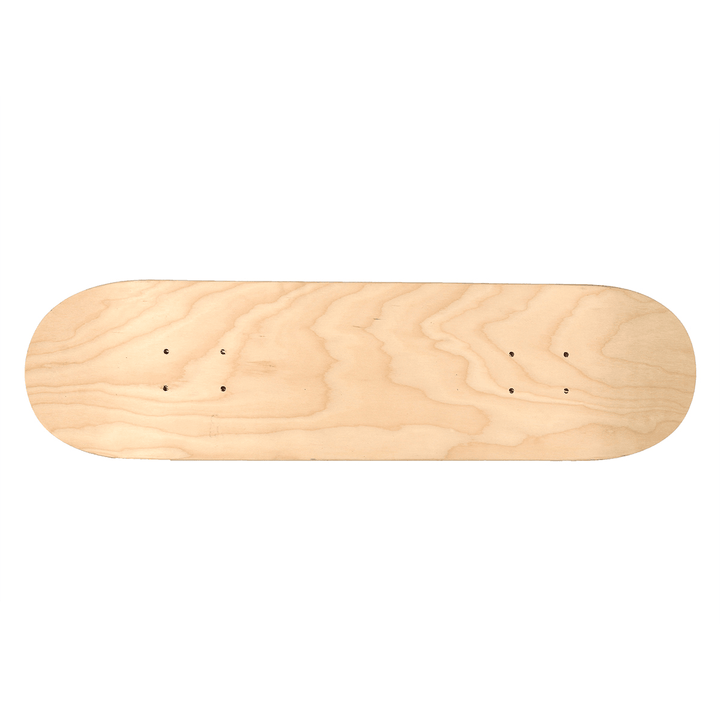 8Inch 8-Layer Maple Blank Double Concave Skateboards Natural Skate Deck Board DIY Longboard Deck - MRSLM