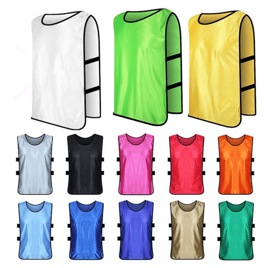 Team Training Scrimmage Soccer Football Pinnie Jersey Sport Vest Adult Child - MRSLM