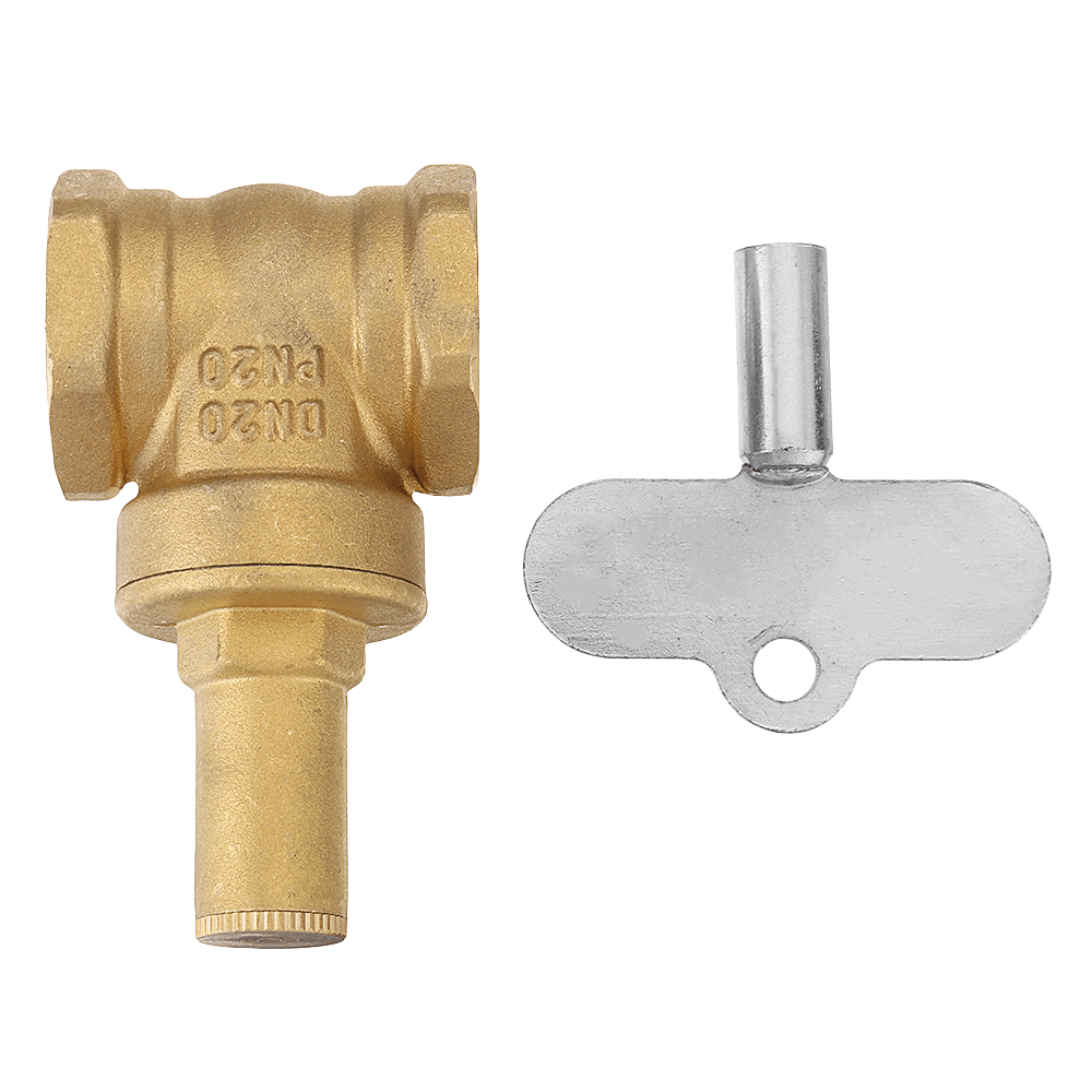 TMOK 1/2" 3/4" 1" Brass Gate Valve Female Anti-Theft Key Lock Water Oil Gas Security Gate Valve - MRSLM