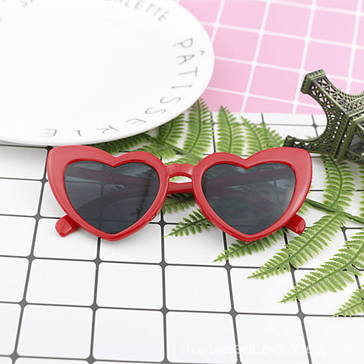 Fashionable Cute Heart-Shaped Ladies Sunglasses - MRSLM