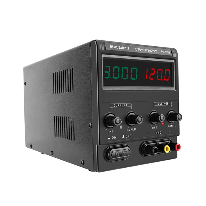 NICE-POWER PS-1203 120V 3A DC Power Supply Adjustable Laboratory Power Supply Switching Voltage Regulator Current Stabilizer LED 4-Bit Display - MRSLM