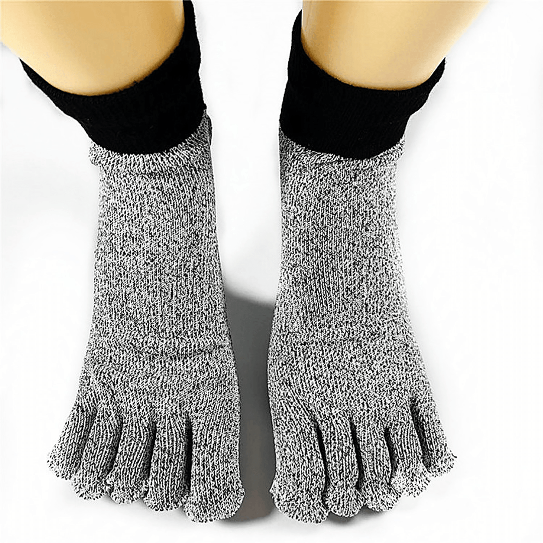 A Pair of Unisex No-Slip Anti-Skid Breathable Toe Socks Bare Feet Running Beach HPPE Sock - MRSLM
