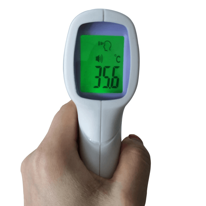 LCD Handheld Non-Contact Infrared IR Digital Thermometer Forehead Thermometer for Body Temperature Measurement 32~42.5 °C - MRSLM