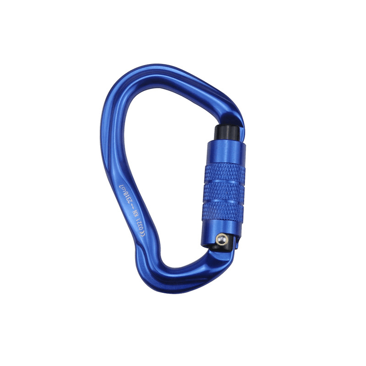 23KN Aviation Aluminum Carabiner D Buckle EDC Hanging Buckle Outdoor Climbing Survival Tool - MRSLM