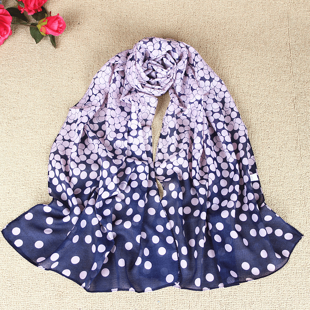 Ladies Chiffon Scarf Water Freezing Point - MRSLM