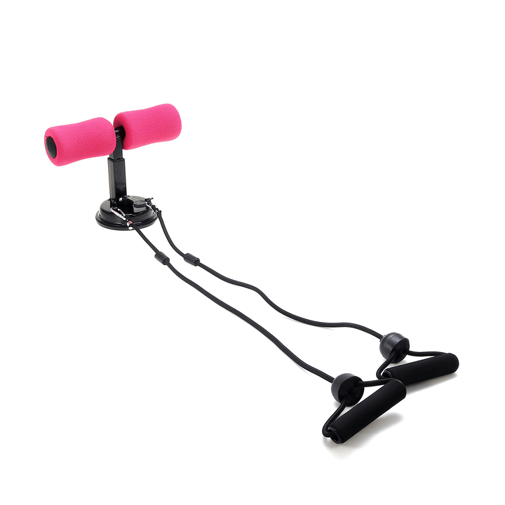 Sit-Ups Assistant Device Abdominal Muscle Training Adjustable Resistance Band Self-Suction Sit Ups Bar - MRSLM