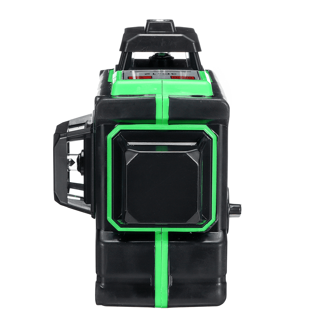 12 Lines 360° 3D Green Laser Level Self Leveling Tool Horizontal&Vertical NEW - MRSLM