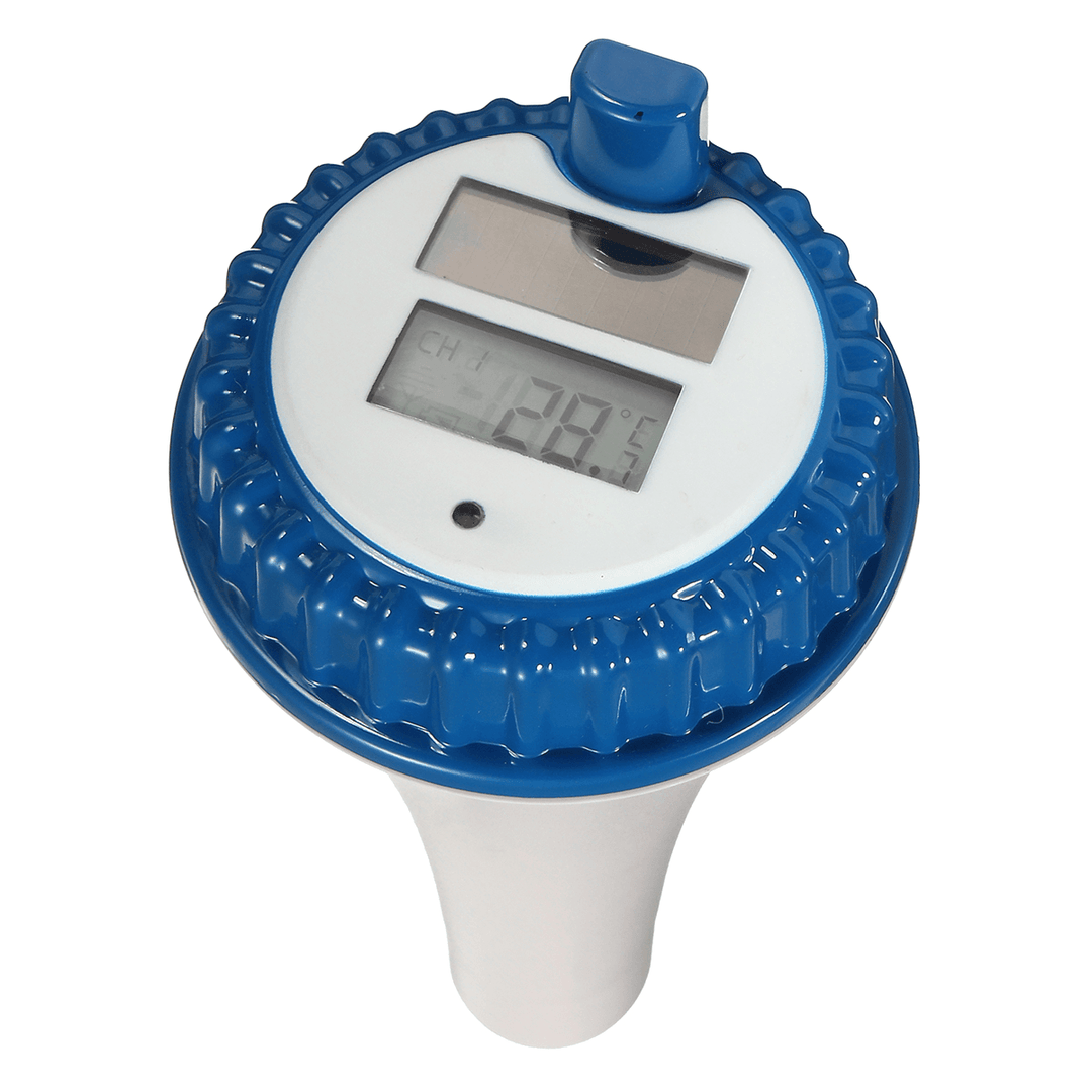 WT0124 Wireless Digital LCD Floating Water Temperature Meter Waterproof Solar Power Swim SPA Pond Bath Measure Meter - MRSLM