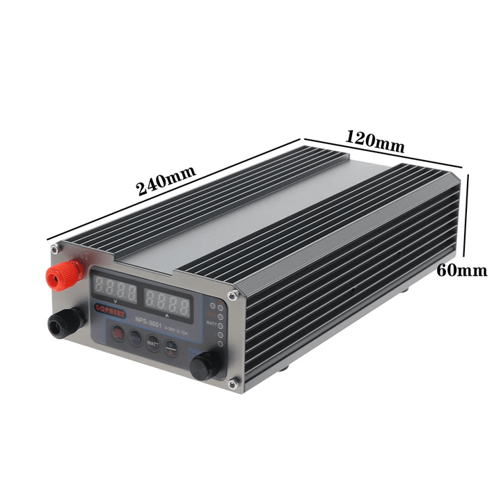 GOPHERT NPS-3001 30V 10A Compact Adjustable Digital DC Power Supply OVP/OCP/OTP Power Supply EU AU Plug - MRSLM