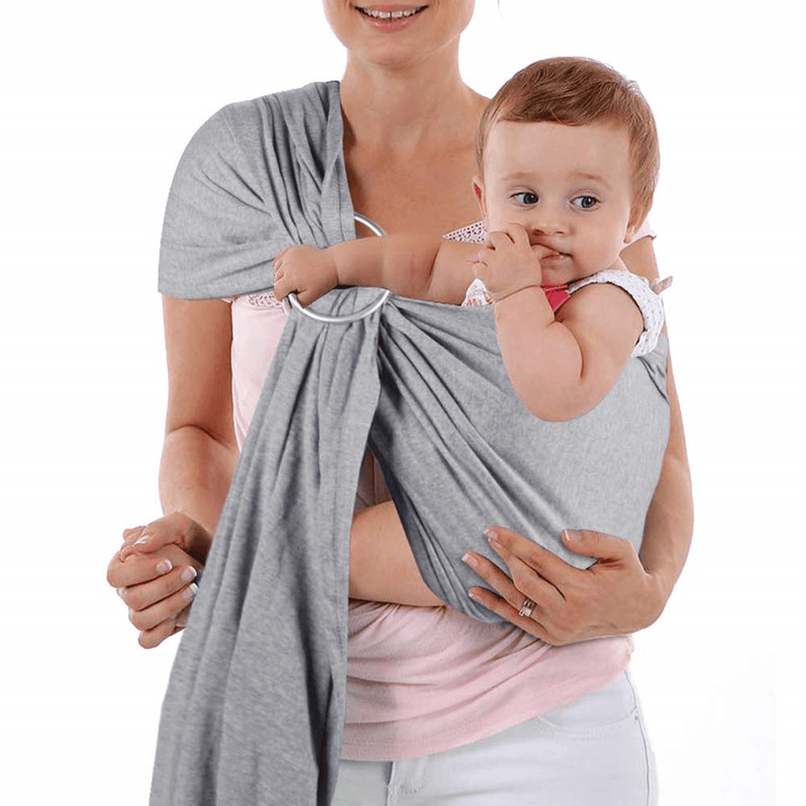 Cotton Baby Carrier Wrap Breathable Hip-Seat Stretchy Baby Wrap Sling Nursing Cover Outdoor Travel - MRSLM