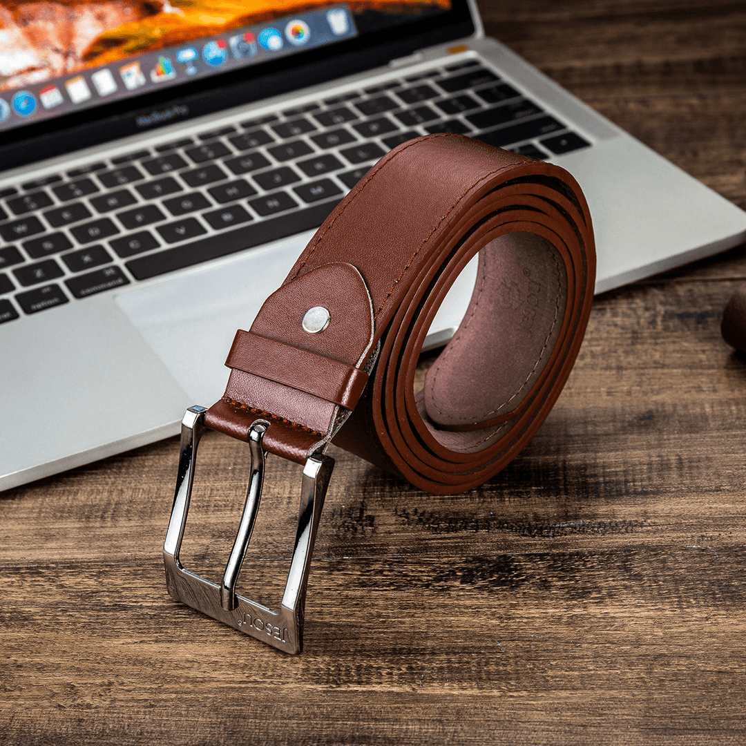 Deffrun 6Pcs Men Watch Set Glasses Belt Wallet Keychain Pen Gift Kit Quartz Watch - MRSLM