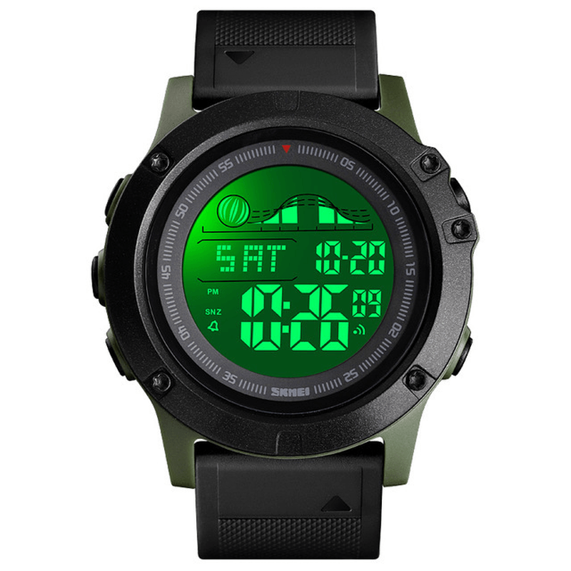 SKMEI 1476 Large Dial Multi-Function Chronograph Alarm Outdoor Sports Waterproof Men Watch Digital Watch - MRSLM