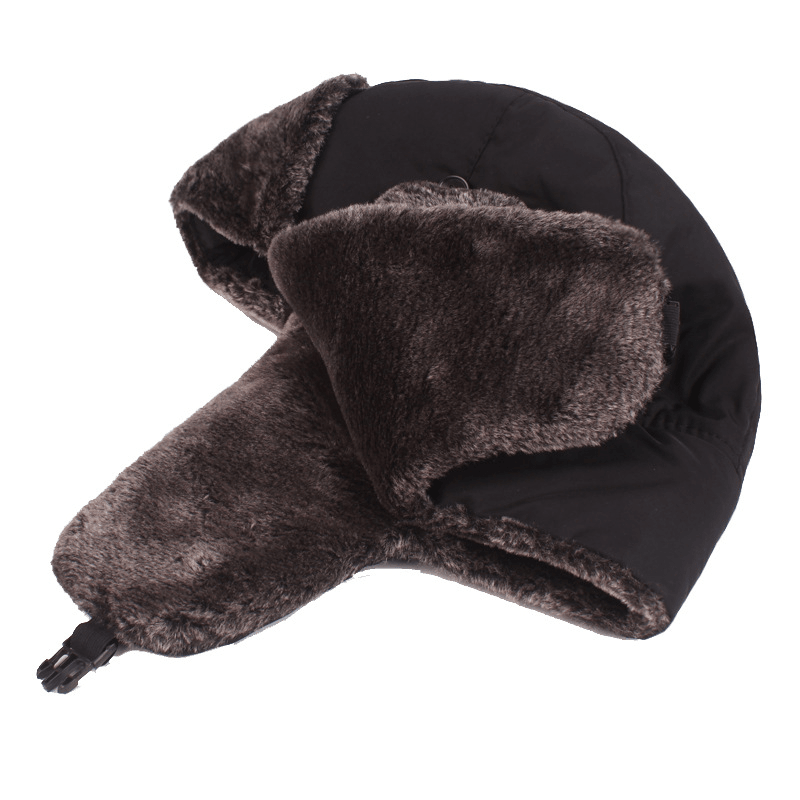 Men'S Thickened plus Velvet Ear Protection Hat - MRSLM