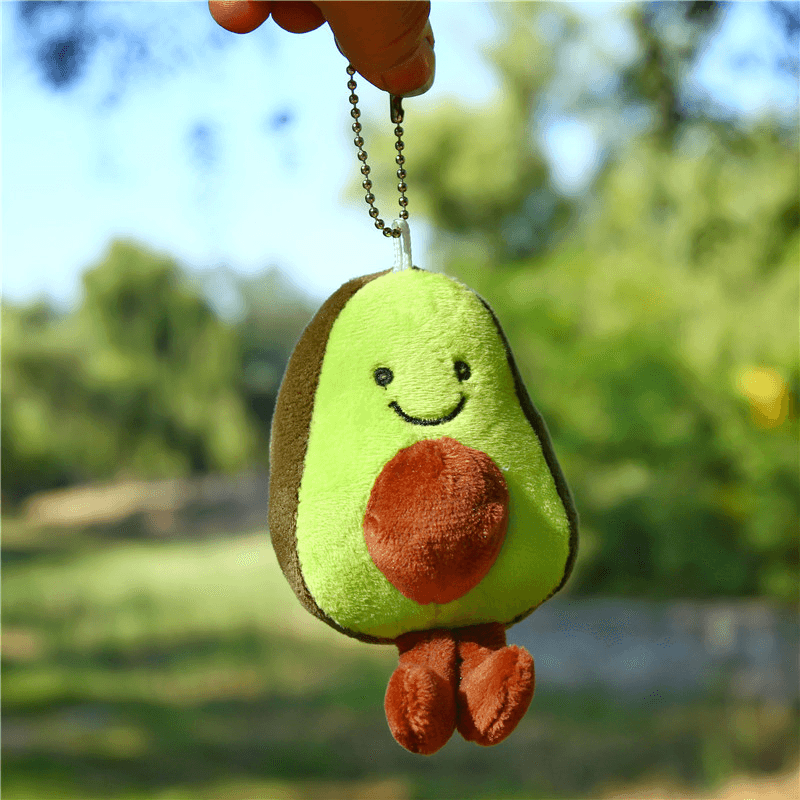 Avocado Keychain Pendant Bag Doll Pendant Plush Toy - MRSLM