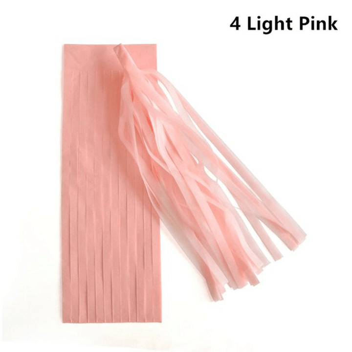 14 Inch Tissue Paper Tassel Garland Birthdays Party Decorations Event Gift Pack Balloon Accessoriess - MRSLM