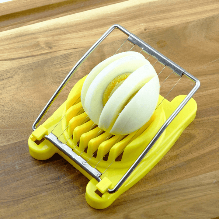 1PC Stainless Steel Cut Egg Slicer Sectioner Cutter Mold Multifunction Eggs Splitter Cutter Kitchen Tools Egg Tool - MRSLM