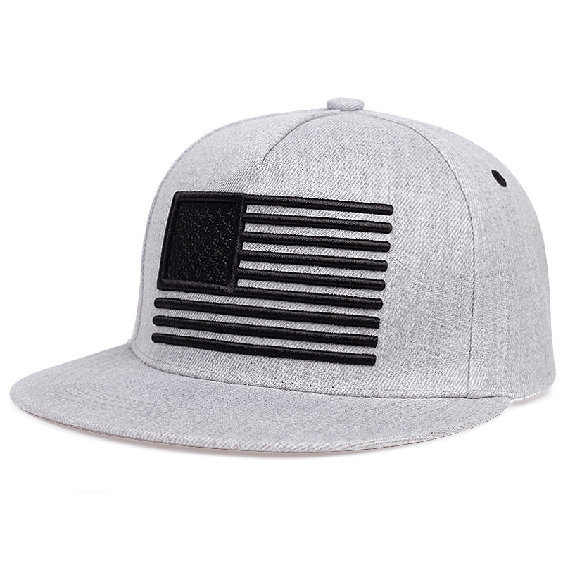 Embroidered Hip-Hop Hats Men and Women Flat-Edge Baseball Caps Hip-Hop Skateboard Hats Trend - MRSLM