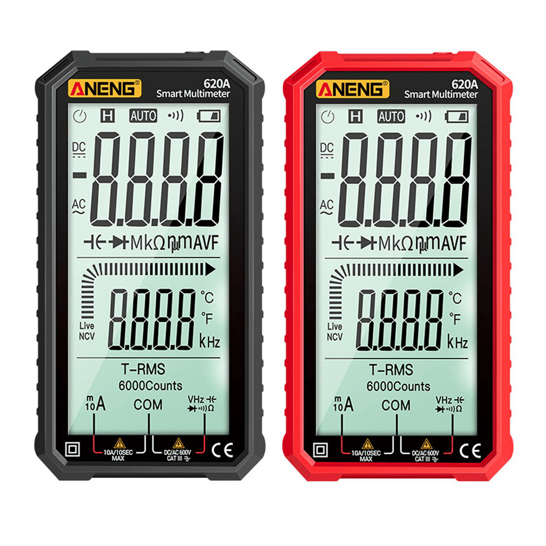 ANENG 4.7 Inch LCD Digital Multimeter DC/AC Current Voltage Measurement Capacitance Resistance Measuring Tool - MRSLM