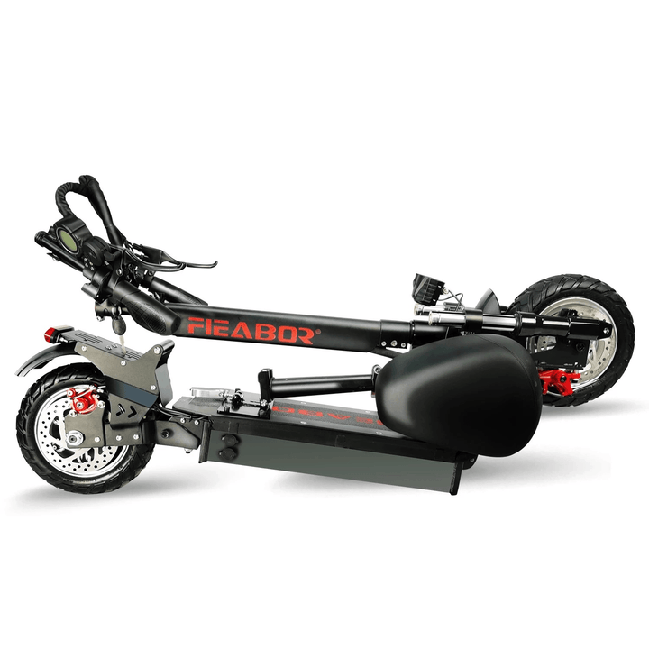 [US DIRECT] FIEABOR Q08 Dics Brake 1200W 48V 33Ah Single Motor Electric 10.5 Inch Electric Scooter 200Kg Max Load 45Km/H Max Speed 80-100Km Range - MRSLM