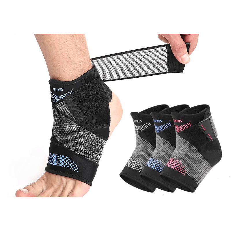 AOLIKES 1PC Comfortable Breathable Ankle Support Sports Running Ankle Guard Fitness Protection - MRSLM