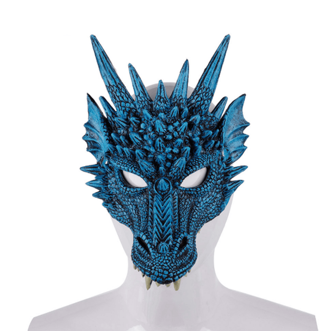 3D Animal Dragon Horror Mask Props Halloween Carnival Halloween Party Cosplay - MRSLM