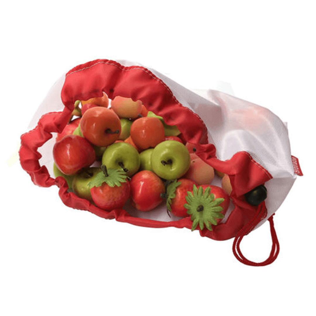 5Pcs Reusable Mesh Storage Bag for Grocery Shopping Fruit Vegetable Toys Storage Produce Bag - MRSLM