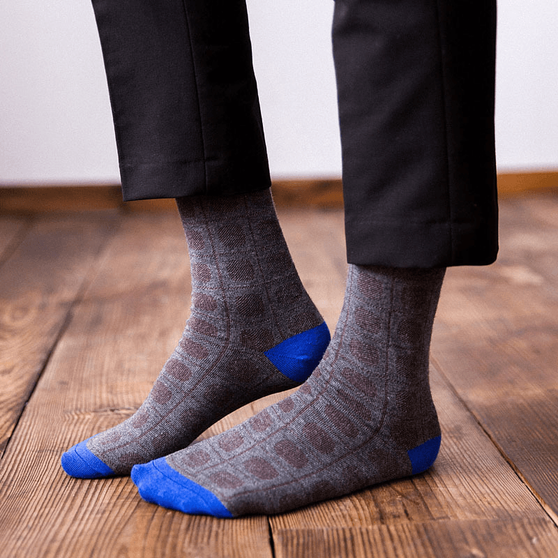 Men Business Large Size Medium Long Tube Socks - MRSLM