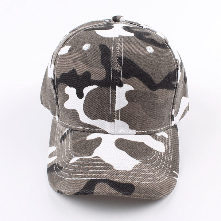 Retro Cap Camouflage Baseball Cap Men'S and Women'S Sun Hat Curved Brim Hat - MRSLM