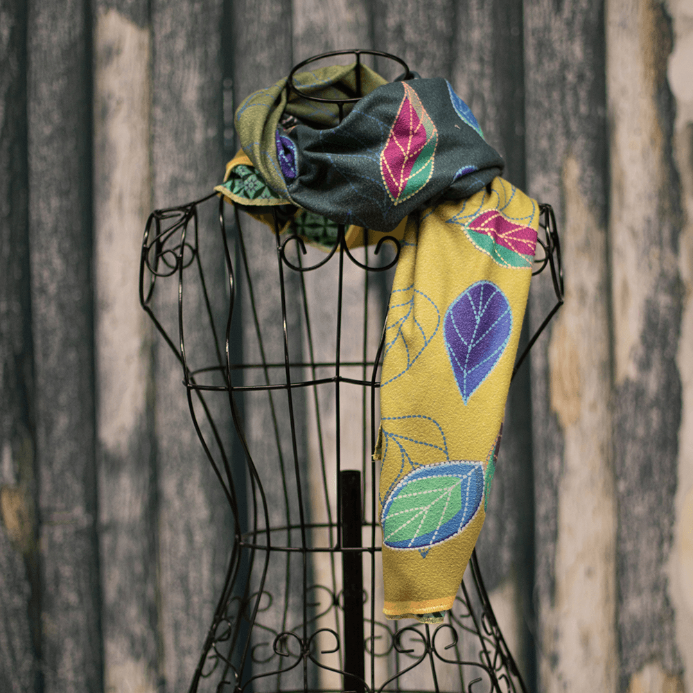 Women'S Vintage Floral and Leaf Elegant Boas & Scarves - MRSLM