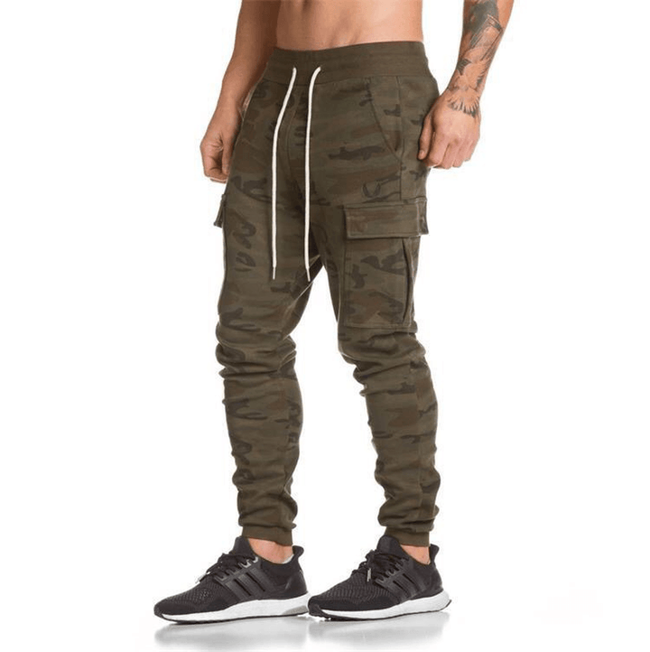 Sports Casual Pants Camouflage Fitness Training Slim - MRSLM