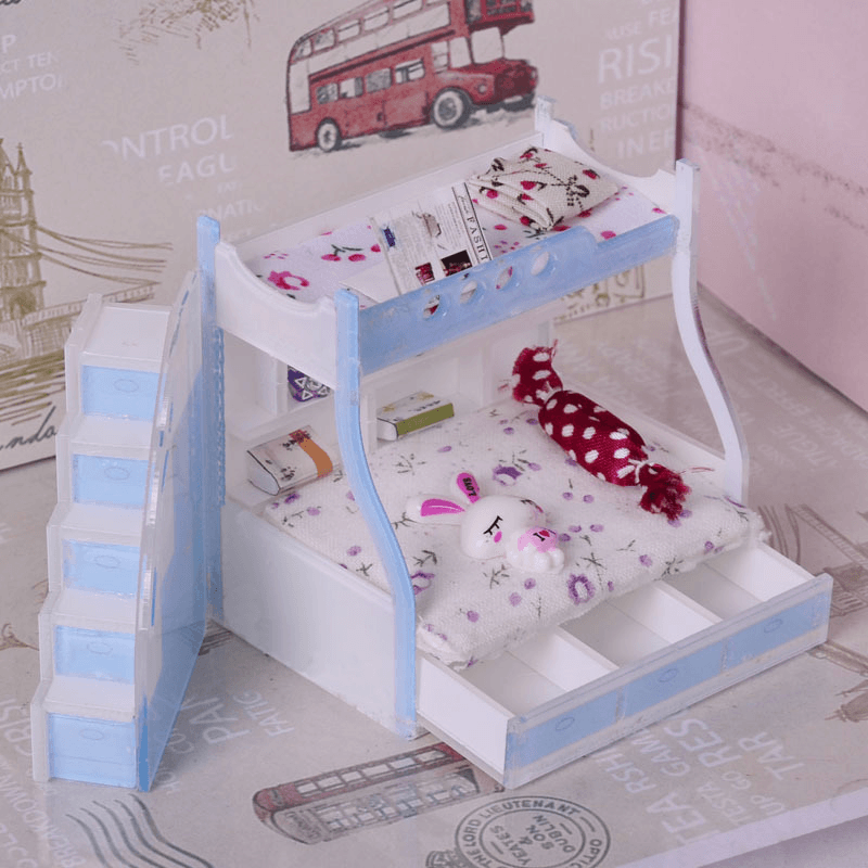 Doll House Diy Handmade Scene Mini Furniture Creative Model - MRSLM