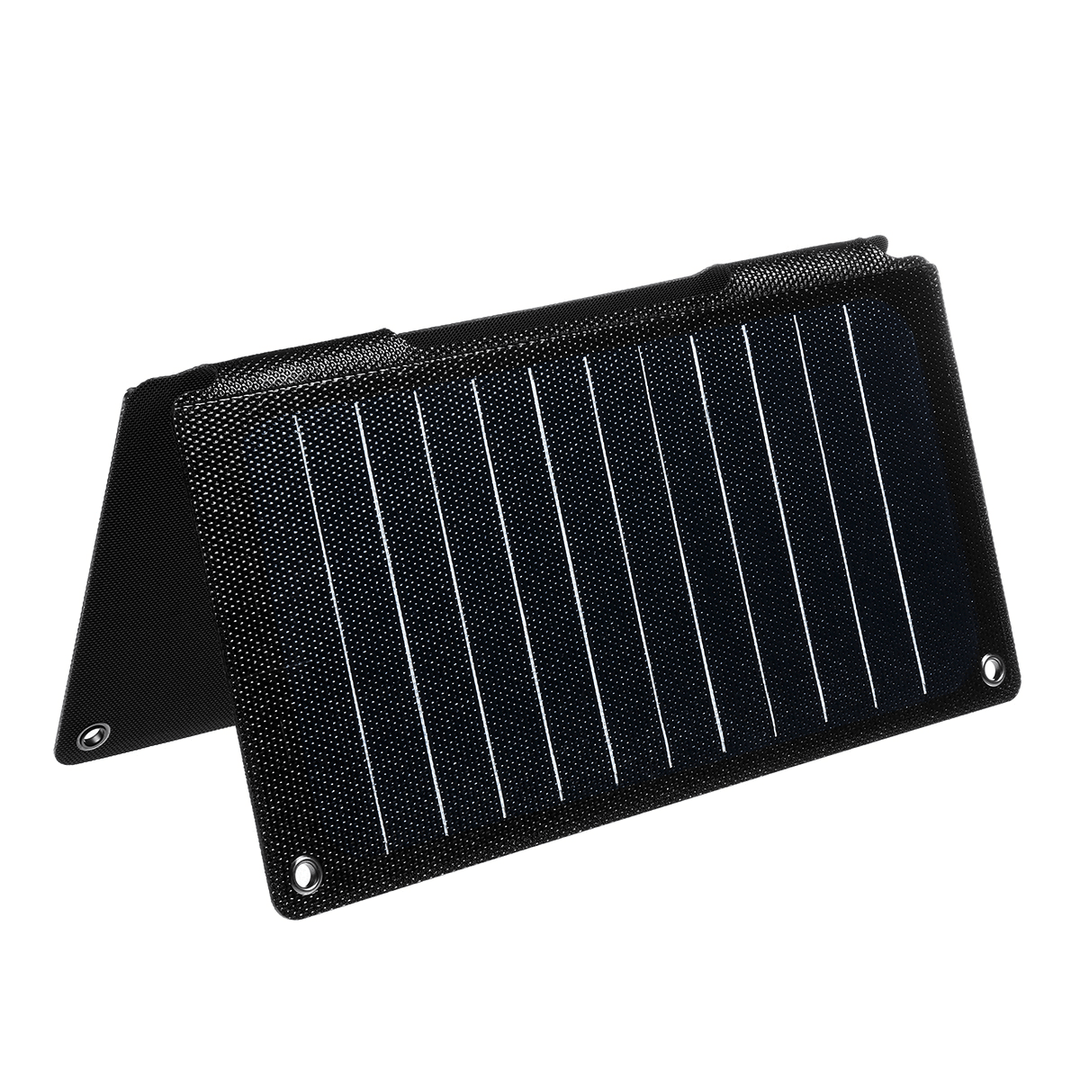 25W USB ETFE Sunpower Foldable Solar Panel Outdoor Camping Power Bank Charger - MRSLM