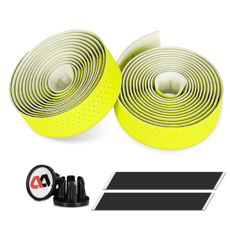 WEST BIKING 2PCS Soft Bicycle Handlebar Strap Anti-Slip Wear-Resistant EVA Bike Handlebar Tape Road Bike Grip Tape - MRSLM