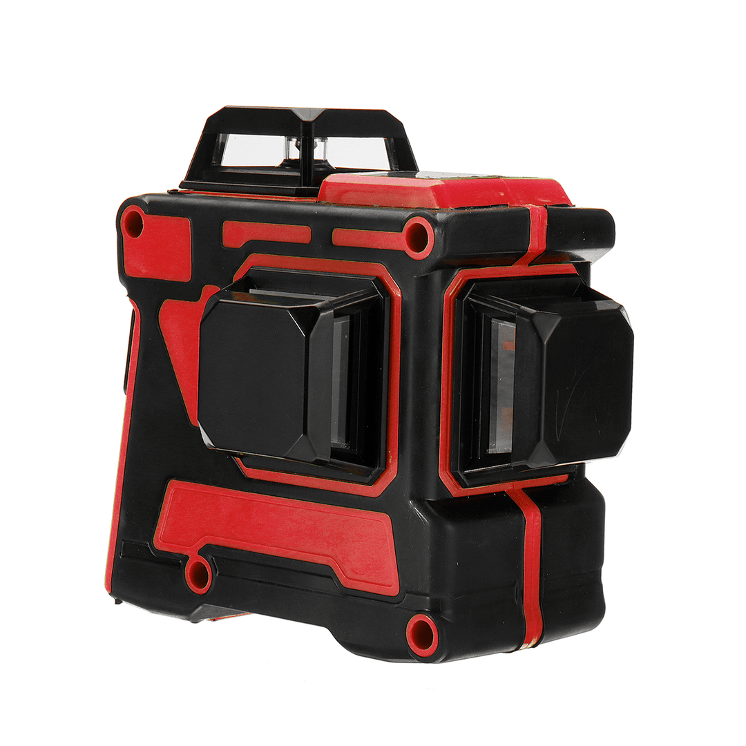 3D 12 Line Blue Light Laser Level LCD 360° Rotary Self Leveling Cross Measuring Tool - MRSLM