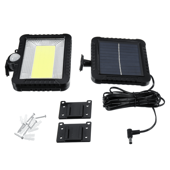 Ipree® COB 100LED 30W 600Lumen IP65 Solar Lamp Outdoor Park Yard Garden Light Camping Light Work Light - MRSLM