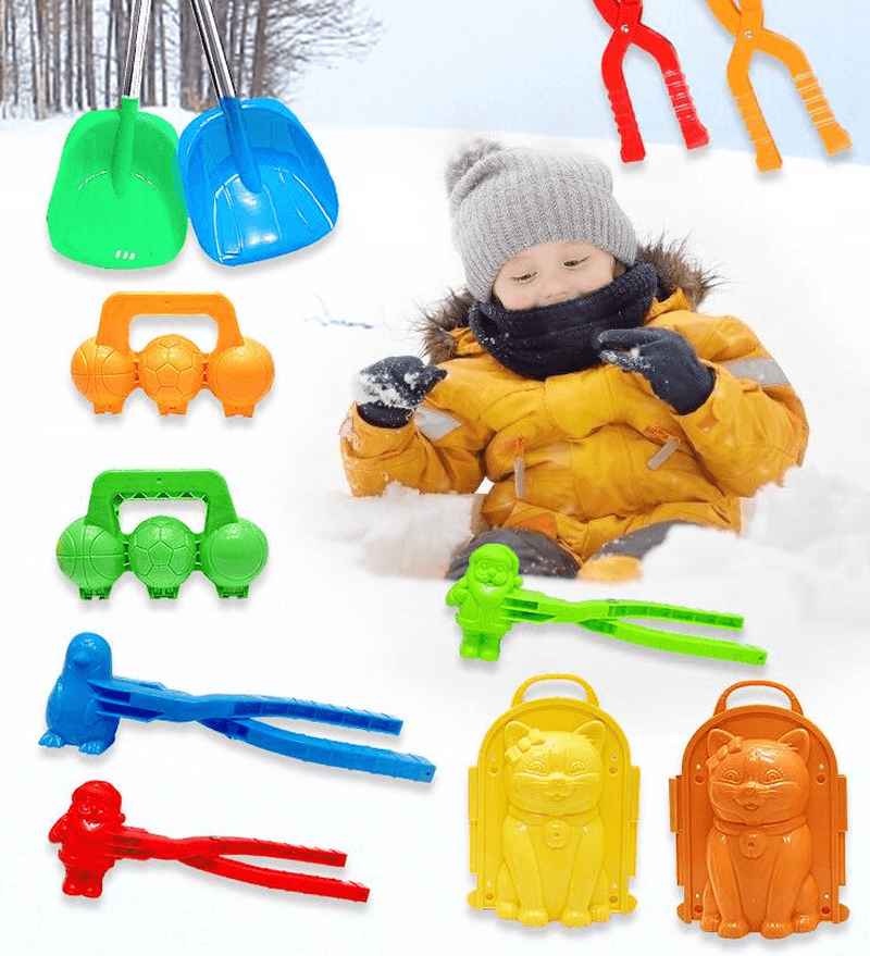 Snow Toys Winter Outdoor Snowball Sled Snow Children'S Ball Sled Toy - MRSLM