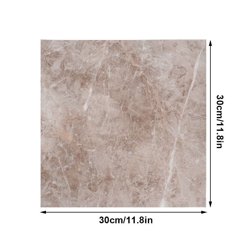 Waterproof Floor Stickers Self Adhesive Marble Wallpapers Bathroom Wall Sticker - MRSLM