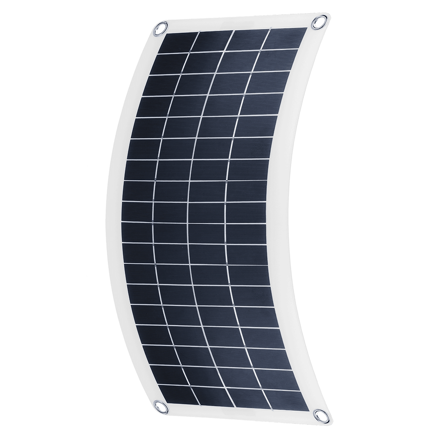 50W 18V Solar Panel Charger USB DC Dual Output Polycrystal Solar Power Panel - MRSLM