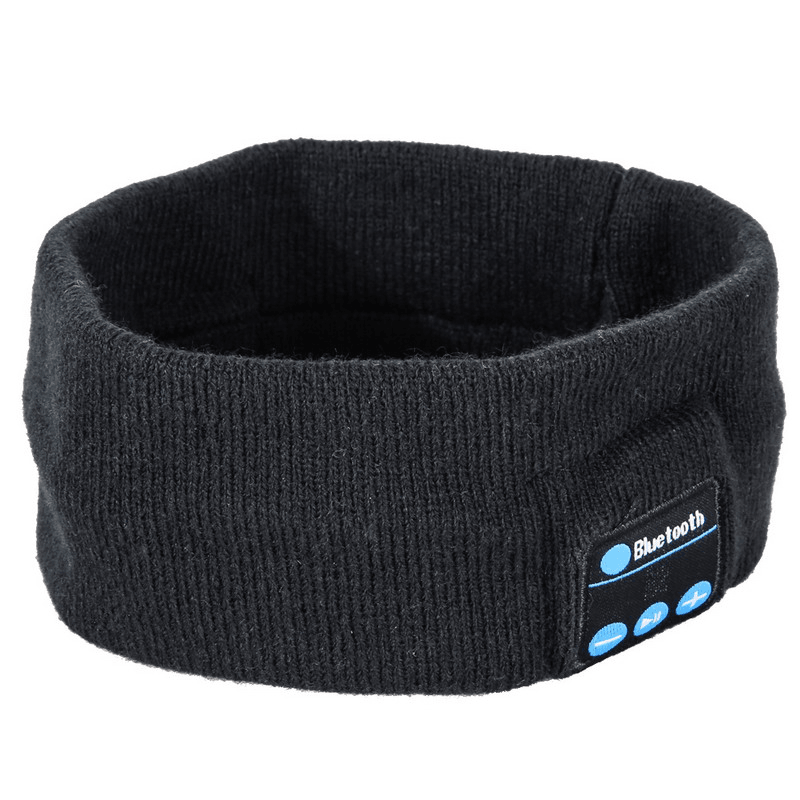 Bluetooth Sport Sweat Headbrand Wireless Hands-Free Music Sports Smart Caps Call Answer Ears-Free Hea - MRSLM