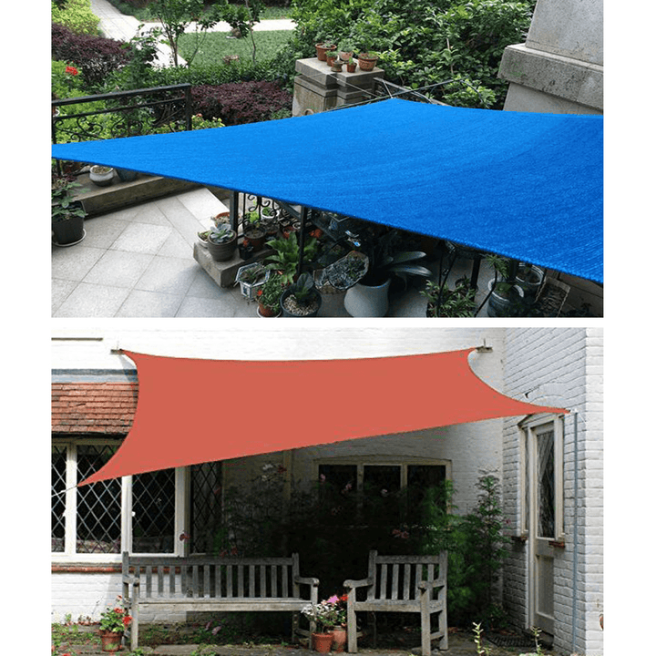 Anti-Uv 300D Polyester Waterproof Retractable Tent Sunshade Sail Sun Canopy Outdoor Garden Plant Cover Awning 2.5X2.5/ 3X3/ 4X4/ 2X3/ 2X4 - MRSLM